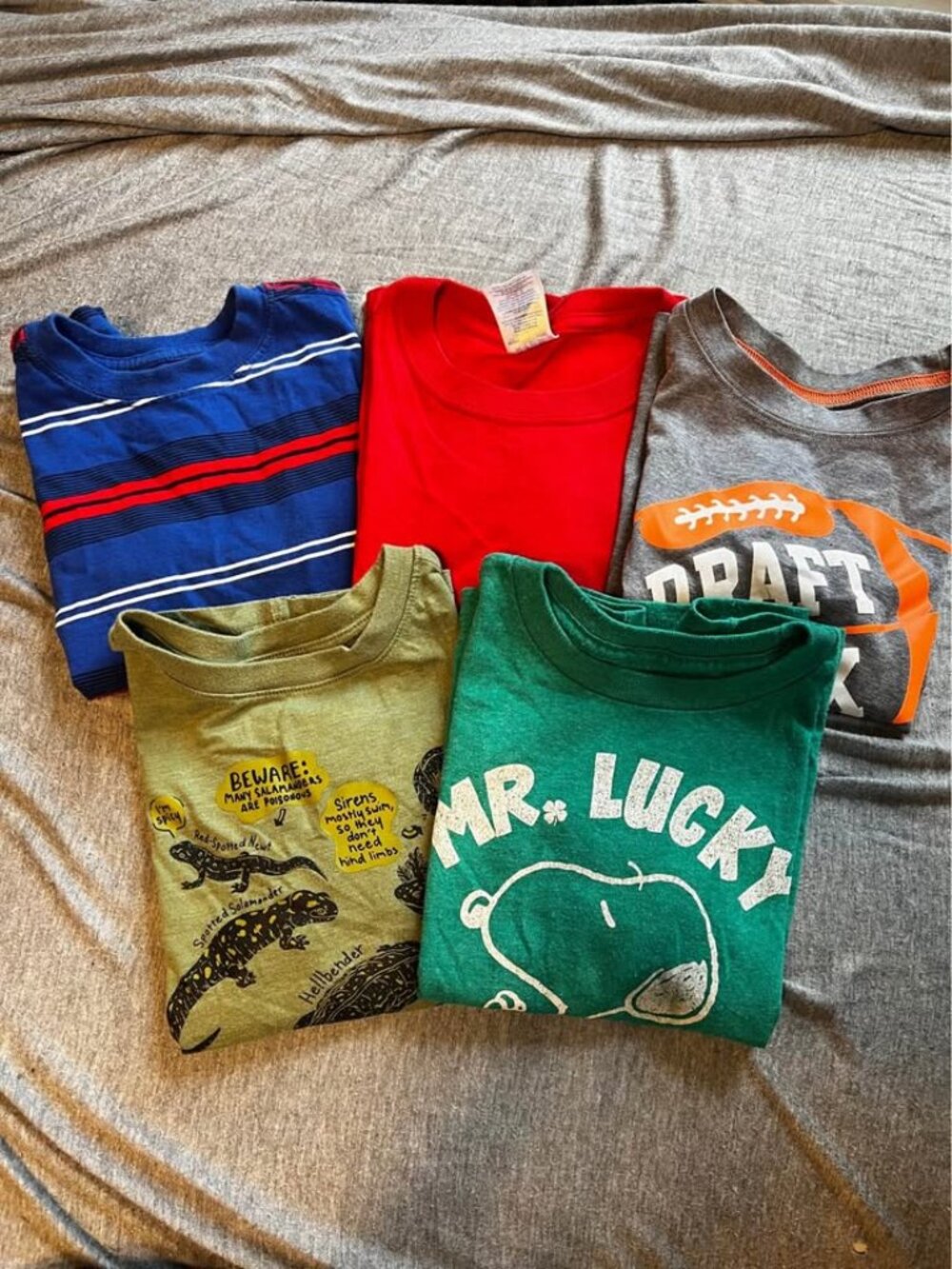 Gymboree Carters Cat & Jack Boys Short Sleeve Shirts Lot of 5 Size 4 5 XS